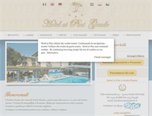Tablet Screenshot of hotelaipinigrado.it